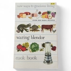 1950's Waring Blender Cookbook 1958 Vintage